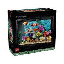 Bouwset - LEGO - 10366 - Decoratief tropisch aquarium - Gedetailleerde onderwaterreplica - Voor volwassenen