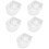 5Pièces Bols Trempage Ongles Transparent Durable 8