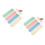 8Pièces Boîte De Rangement Portable Colorée En PP 10