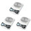 3X Digital Lab Scale, Gram-Scale 1000G 0.01GAccuracy, Multi-Function High Precision Electronic Scale with 100G Weight 1