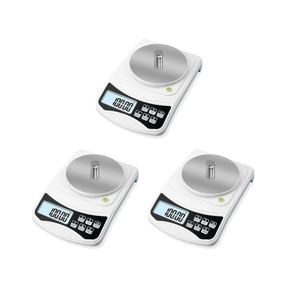 3X Digital Lab Scale, Gram-Scale 1000G 0.01Gaccuracy, Multi-Function High Precision Electronic Scale With 100G Weight 6033283154409