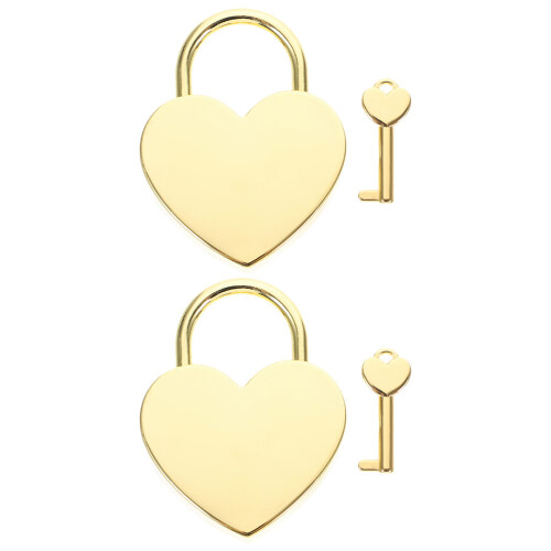 10Ensembles Mini Cadenas Dorés Forme Pour Voyage Décoration 2