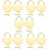 10Ensembles Mini Cadenas Dorés Forme Pour Voyage Décoration 9
