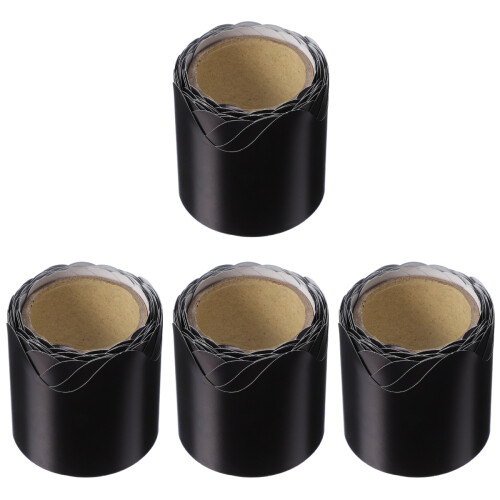 4Pièces Ruban Bordure Décor Tableau Noir Et Polyvalent 1
