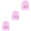 3Pièces Sac À Rose Pour Toile Idéal Usage 6