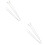 2Pièces Lunettes En Cuivre Argent Pour Usage 5