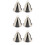 6Pièces Chapeaux Sauna Épais Multicolores Protection Cheveux 8