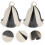 6Pièces Chapeaux Sauna Épais Multicolores Protection Cheveux 10