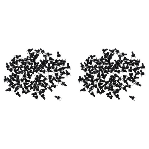 200 Pcs 6 X 6mm X 9.5mm PCB Momentary Tactile Tact Push Button  4 Pin DIP