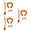 3Ensembles Ensemble Cosplay Lion Tissu Queue Oreilles 8