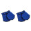2Paires Natation Nylon Ajustables Protection Main Colorés 3
