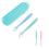 4Pièces Ensemble Cuillères Bébé Silicone Ustensiles Avec Boîte 10