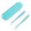 4Pièces Ensemble Cuillères Bébé Silicone Ustensiles Avec Boîte 11