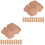 Cartes Présentoir Colliers Papier Durable Marron 2