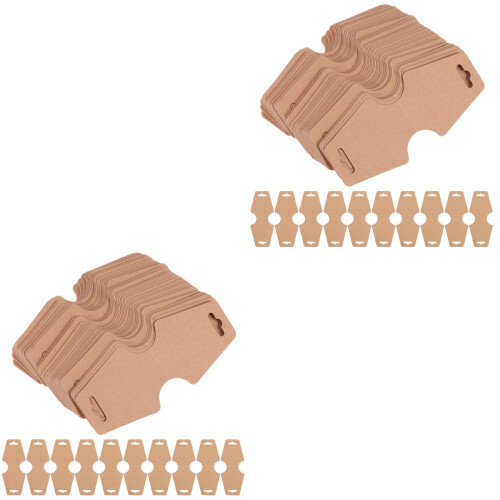 Cartes Présentoir Colliers Papier Durable Marron 1