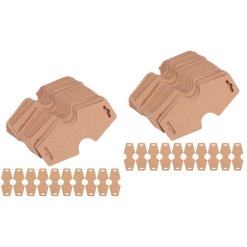 Cartes Présentoir Colliers Papier Durable Marron 2