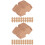 Cartes Présentoir Colliers Papier Durable Marron 4