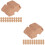 Cartes Présentoir Colliers Papier Durable Marron 5
