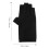 2Paires Doigts Protection Uv Gel Noir Élastique 2