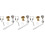 3Pièces Pièces De Remplacement Watergate Trombone Cuivre Nickelé 5