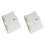 2Pièces A5 Transparent Métal PVC Pour Et 3