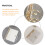 2Pièces A5 Transparent Métal PVC Pour Et 10