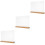 3Pièces Porte-Menu Transparent ABS Et Bois Support Stable Pour Table 7