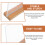 3Pièces Porte-Menu Transparent ABS Et Bois Support Stable Pour Table 11