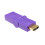 kenable HDMI 180 Degree Bend Multi Angle Socket to Plug Adapter Purple 2