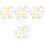 4Ensembles Connecteurs Maze Hamster Usage Durable Pet 4
