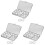 3Ensembles Étuis Lentilles Contact Durable Usage Voyage 4