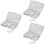 3Ensembles Étuis Lentilles Contact Durable Usage Voyage 8