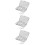 3Ensembles Étuis Lentilles Contact Durable Usage Voyage 10