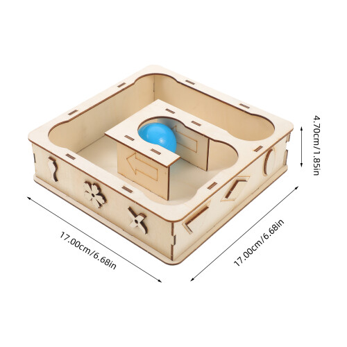 Accessoire Tunnel En Bois Pour Petits Animaux Multi-Fonction 2