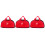 3Pièces Étui De Rangement Rouge Pour Pièces De Jeu D'échecs Go 4
