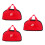 3Pièces Étui De Rangement Rouge Pour Pièces De Jeu D'échecs Go 7