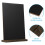 5Pièces Mini Tableau Noir Double Face Avec Support Bois Pour Décor 8