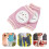2Paires Genoux Bébé Éponge Élastique Rose Résistant 3