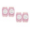 2Paires Genoux Bébé Éponge Élastique Rose Résistant 6