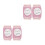 2Paires Genoux Bébé Éponge Élastique Rose Résistant 7