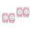2Paires Genoux Bébé Éponge Élastique Rose Résistant 8