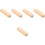 5Pièces Outils En Bois Khaki Pour Couture Pressage 3
