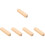 5Pièces Outils En Bois Khaki Pour Couture Pressage 4