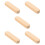 5Pièces Outils En Bois Khaki Pour Couture Pressage 7