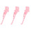 3Pièces Béquilles Métal Rose Usage Maison Rapide 6