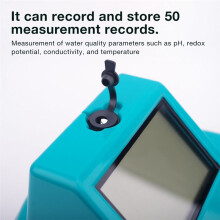 4-in-1 Water Quality Tester EC ORP Temp PHMeter Conductivity Tester for Aquariums Pools Aquaculture APP Data Reading(UK)
