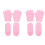 4Paires Et Gel Hydratants Roses Pour 2