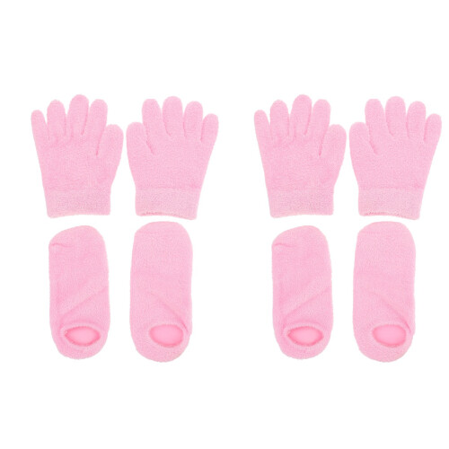 4Paires Et Gel Hydratants Roses Pour 1
