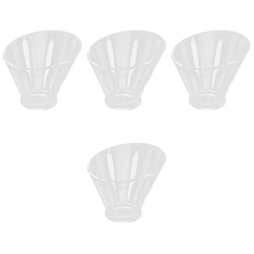 4Pièces Bols Lotus Clair Service Salade Dessert 2