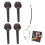 3Ensembles Violon Ébène Bois Durables Aspect Élégant 9